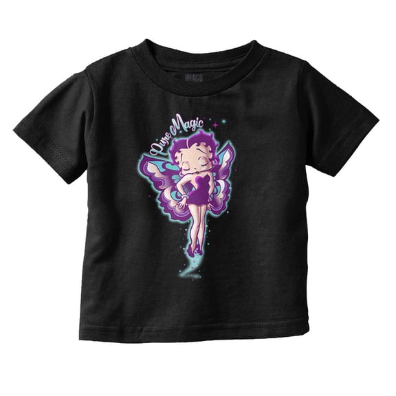 Betty Boop Pixie Magic Fairy Wings Youth T Shirt Tee Girls Infant Toddler Brisco Brands 6M