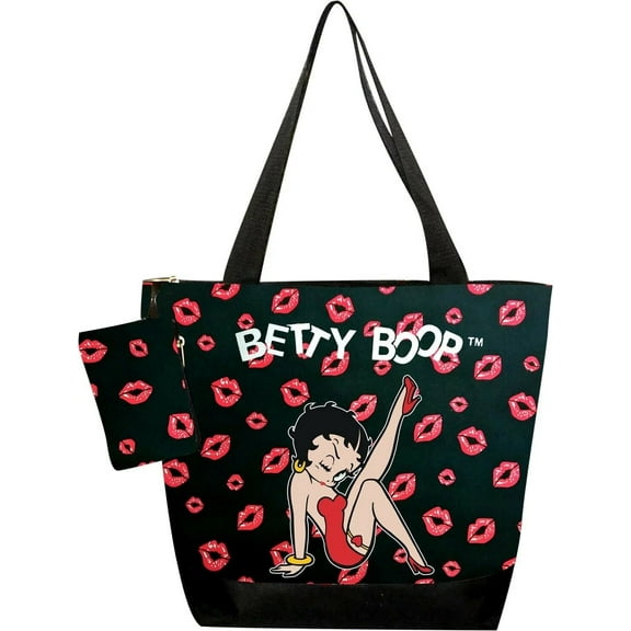 Betty Boop Polyester Tote Diaper Bag, Multicolor