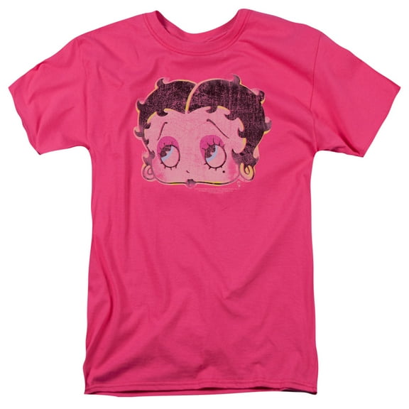 Betty Boop Men's  Pop Art Boop T-shirt Pink