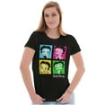 thumbnail image 1 of Betty Boop Pop Art Squares Kisses Women's T Shirt Ladies Tee Brisco Brands S, 1 of 5