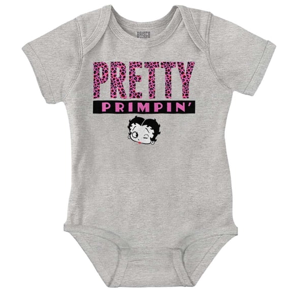 Betty Boop Pretty Girly Cutie Cute Bodysuit Jumper Girls Infant Baby Brisco Brands 6M