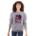 thumbnail image 1 of Betty Boop Pretty Punk Paint Splatter Women Plus Size Sweatshirt Brisco Brands 2X, 1 of 4