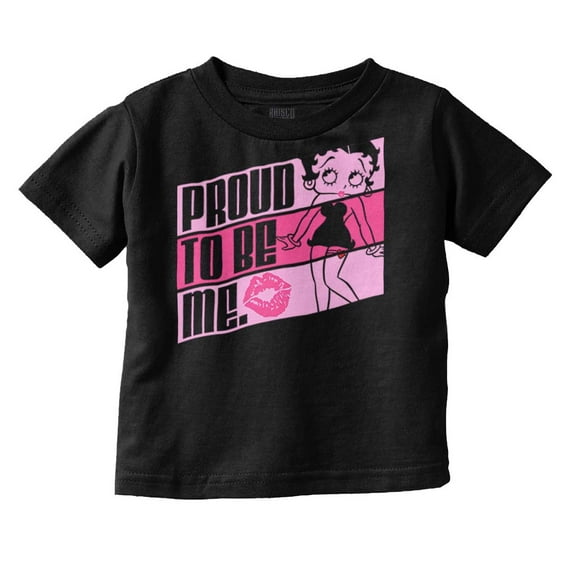 Betty Boop Proud to Be Me Confidence Youth T Shirt Tee Girls Infant Toddler Brisco Brands 5T