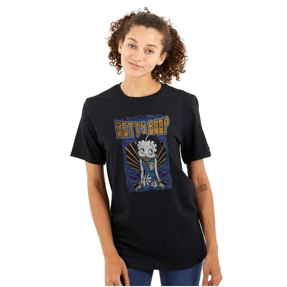 Betty Boop Psychedelic Sixties Hippie Women's Graphic T Shirt Tees Brisco Brands S