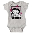 thumbnail image 1 of Betty Boop Pudgy Besties Dog Lover Bodysuit Jumper Girls Infant Baby Brisco Brands 12M, 1 of 7