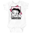 thumbnail image 1 of Betty Boop Pudgy Besties Dog Lover Bodysuit Jumper Girls Infant Baby Brisco Brands NB, 1 of 7