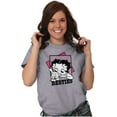 thumbnail image 1 of Betty Boop Pudgy Besties Dog Lover Women's Graphic T Shirt Tees Brisco Brands L, 1 of 5