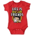 thumbnail image 1 of Betty Boop Pudgy Cute Puppy Dog Bodysuit Jumper Girls Infant Baby Brisco Brands 12M, 1 of 7