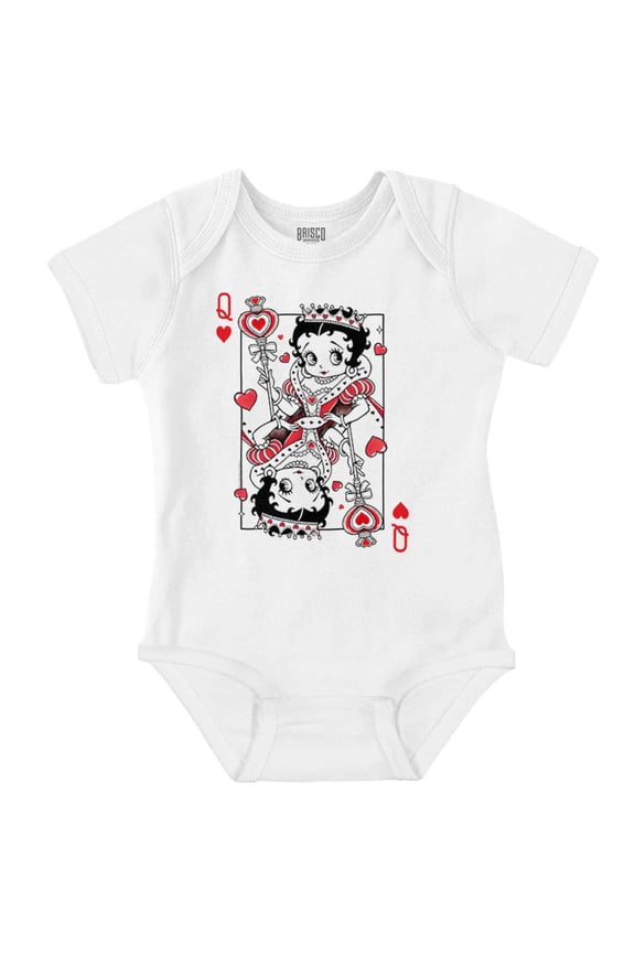 Queen of Hearts Card Bodysuit Jumper Girls Infant Baby Brisco Brands NB