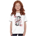 thumbnail image 1 of Betty Boop Queen of Hearts Card Girls Kids T Shirt Tees Teen Brisco Brands S, 1 of 1