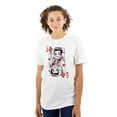thumbnail image 1 of Betty Boop Queen of Hearts Card Women's Graphic T Shirt Tees Brisco Brands X, 1 of 5