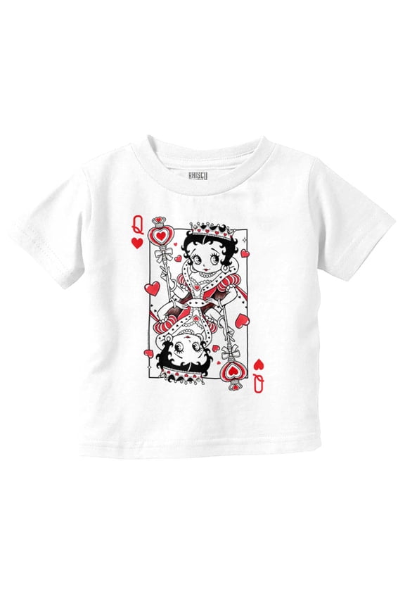 Queen of Hearts Card Youth T Shirt Tee Girls Infant Toddler Brisco Brands 6M