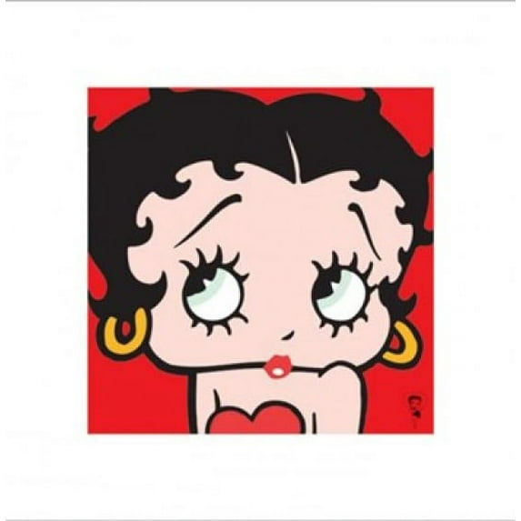 Betty Boop - Red Poster (16 x 16)