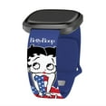thumbnail image 1 of Betty Boop Red White & Boop HD Watch Band Compatible with FitBit Versa 3 & Sense (20mm Short Star Spangled Betty) by Affinity Bands, 1 of 3