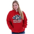 thumbnail image 1 of Betty Boop Retro Cartoon US Sassy Women Plus Size Hoodie Brisco Brands 2X, 1 of 4