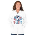 thumbnail image 1 of Betty Boop Retro Cartoon US Sassy Women Plus Size Zipper Hoodie Brisco Brands 2X, 1 of 5