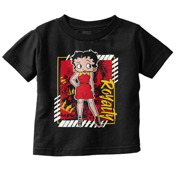 Betty Boop Royalty Graffiti Crown Youth T Shirt Tee Girls Infant Toddler Brisco Brands 5T
