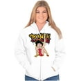 thumbnail image 1 of Betty Boop Royalty Paint Drip Cartoon Zip Hoodie Sweatshirt Women Brisco Brands S, 1 of 5