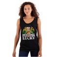 thumbnail image 1 of Betty Boop Saint Paddys Feeling Lucky Tank Top Tee Shirt Women Brisco Brands S, 1 of 5