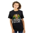 thumbnail image 1 of Betty Boop Saint Paddys Feeling Lucky Women's Graphic T Shirt Tees Brisco Brands S, 1 of 6
