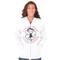 thumbnail image 1 of Betty Boop Saint Paddys Lucky Charm Zip Hoodie Sweatshirt Women Brisco Brands X, 1 of 6