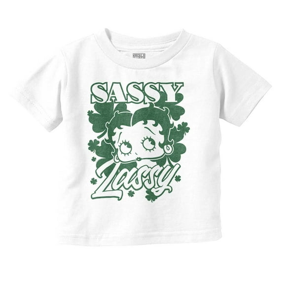 Betty Boop Saint Paddys Sassy Lassy Youth T Shirt Tee Girls Infant Toddler Brisco Brands 5T