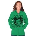 thumbnail image 1 of Betty Boop Saint Paddys Sassy Lassy Zip Hoodie Sweatshirt Women Brisco Brands S, 1 of 6