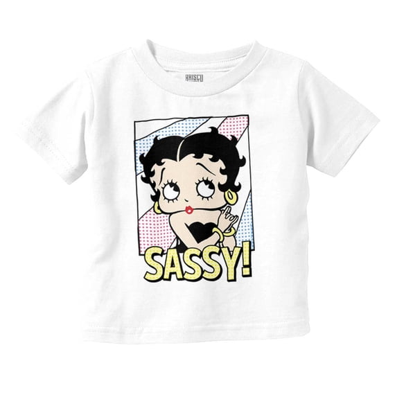 Betty Boop Sassy Cute Retro Toon Youth T Shirt Tee Girls Infant Toddler Brisco Brands 18M