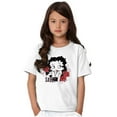 thumbnail image 1 of Betty Boop Sassy Flirty Cartoon Girls Kids T Shirt Tees Teen Brisco Brands XS, 1 of 6