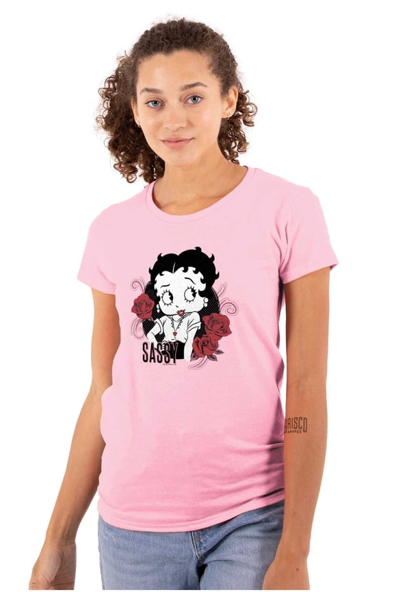 Sassy Flirty Cartoon Women's Plus Size Shirt Brisco Brands 2X