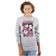 thumbnail image 1 of Betty Boop Sassy Kanji Comic Panels Women's Long Sleeve T Shirt Brisco Brands S, 1 of 6