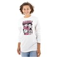thumbnail image 1 of Betty Boop Sassy Kanji Comic Panels Women's Long Sleeve T Shirt Brisco Brands S, 1 of 6