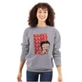 thumbnail image 1 of Betty Boop Sassy On Repeat Cute Women Crewneck Sweatshirt Brisco Brands X, 1 of 6