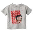 thumbnail image 1 of Betty Boop Sassy On Repeat Cute Youth T Shirt Tee Girls Infant Toddler Brisco Brands 12M, 1 of 5