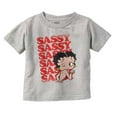 thumbnail image 1 of Betty Boop Sassy On Repeat Cute Youth T Shirt Tee Girls Infant Toddler Brisco Brands 24M, 1 of 5
