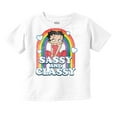 thumbnail image 1 of Betty Boop Sassy and Classy Rainbow Youth T Shirt Tee Girls Infant Toddler Brisco Brands 2T, 1 of 5