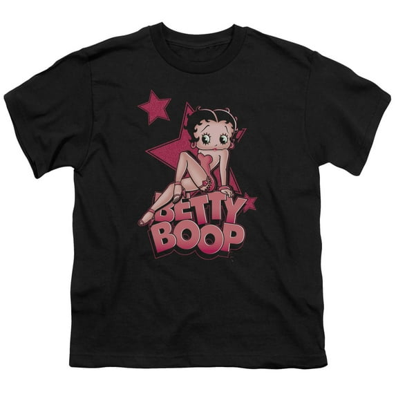 Betty Boop - Sexy Star - Youth Short Sleeve Shirt - X-Large