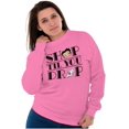 thumbnail image 1 of Betty Boop Shop till You Drop Funny Women Crewneck Sweatshirt Brisco Brands S, 1 of 6