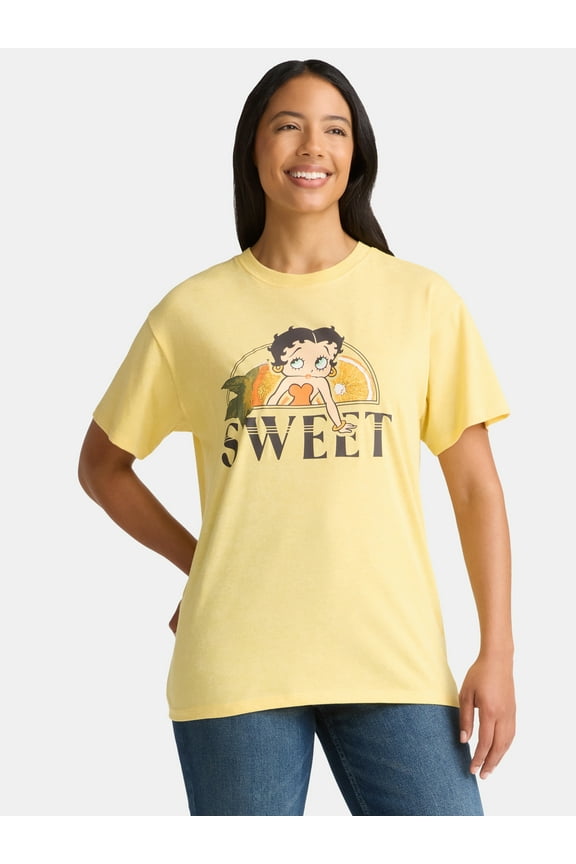 Women’s Sweet Citrus Graphic Tee, Sizes XXS-XXL