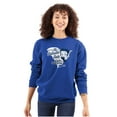 thumbnail image 1 of Betty Boop South Carolina Map Outline Women Crewneck Sweatshirt Brisco Brands X, 1 of 6