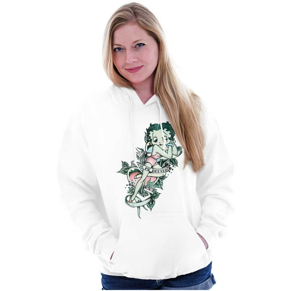 Betty Boop Spoil Me Rotten Tattoo Hoodie Sweatshirt Women Brisco Brands S