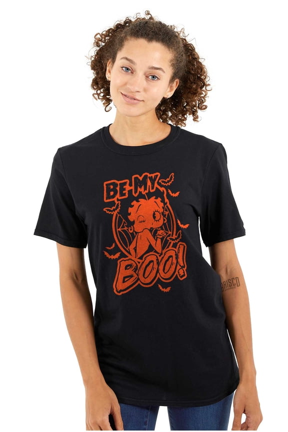 Spooky Halloween Be My Boo Women's Graphic T Shirt Tees Brisco Brands X