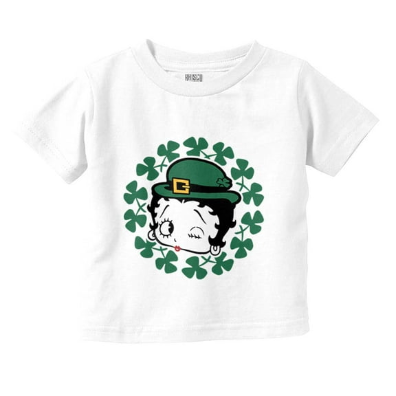 Betty Boop St Patricks Day Leprechaun Youth T Shirt Tee Girls Infant Toddler Brisco Brands 18M