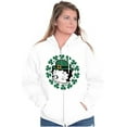 thumbnail image 1 of Betty Boop St Patricks Day Leprechaun Zip Hoodie Sweatshirt Women Brisco Brands M, 1 of 6