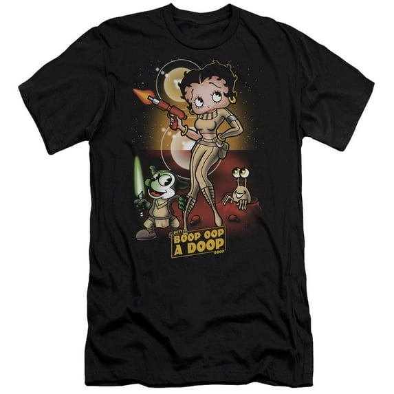 Betty Boop - Star Princess - Premium Slim Fit Short Sleeve Shirt - Small