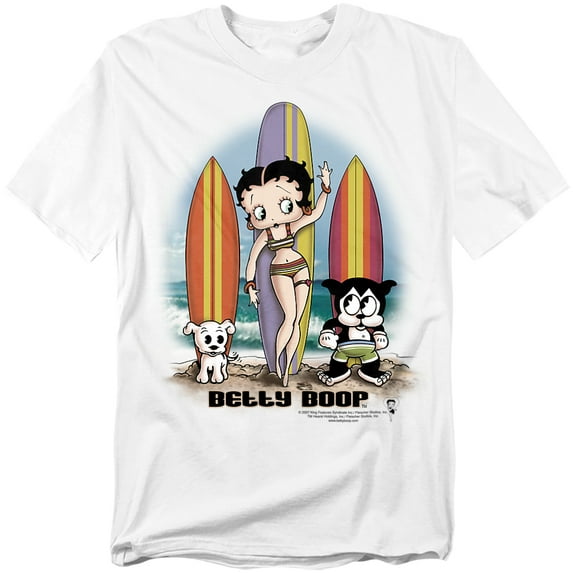 Betty Boop T-Shirt Surfers Unisex Graphic Tee For Men & Women