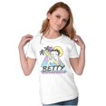 thumbnail image 1 of Betty Boop Surfing Beach Vacation Women's T Shirt Ladies Tee Brisco Brands S, 1 of 5