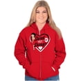 thumbnail image 1 of Betty Boop Sweet Yet Save Cute Sassy Zip Hoodie Sweatshirt Women Brisco Brands S, 1 of 6