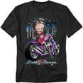 thumbnail image 1 of Betty Boop T-Shirt City Chopper Unisex Graphic Tee For Men & Women, 1 of 7