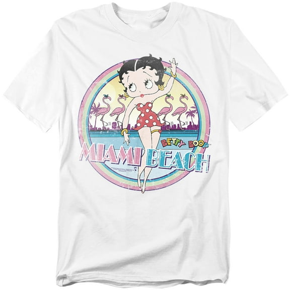 Betty Boop T-Shirt Miami Beach Unisex Graphic Tee For Men & Women